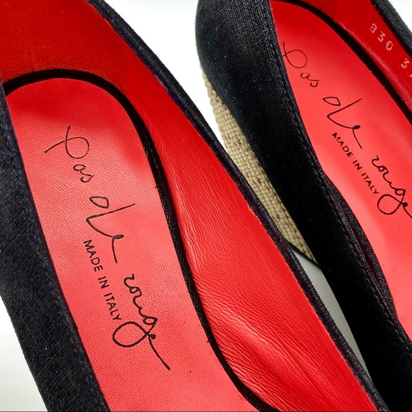 NIB Pas de Rouge Cona Wedge Heels, 37 - Picture 12 of 15